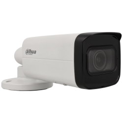 DAHUA bullet ip camera of 8 megapíxeles and optical zoom lens