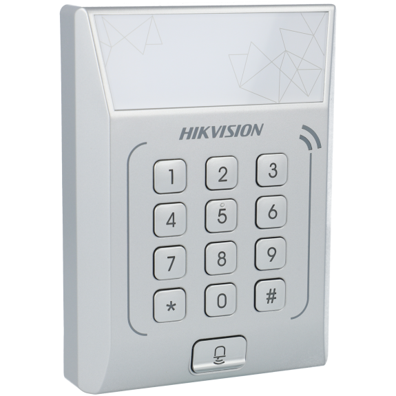 Control de acceso interior con lector tarjeta y teclado tipo mifare 13.56mhz